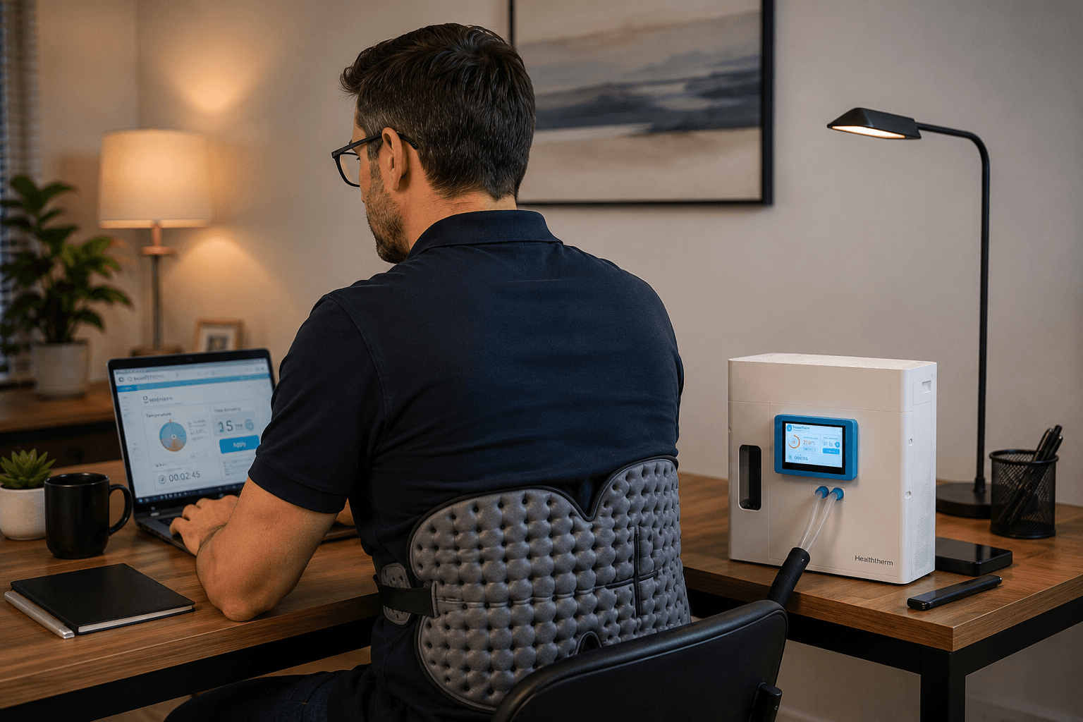 Using HealthTherm at a home office